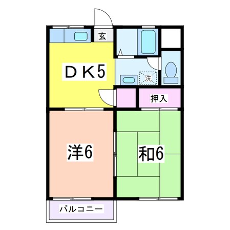 グレースハイツの物件間取画像